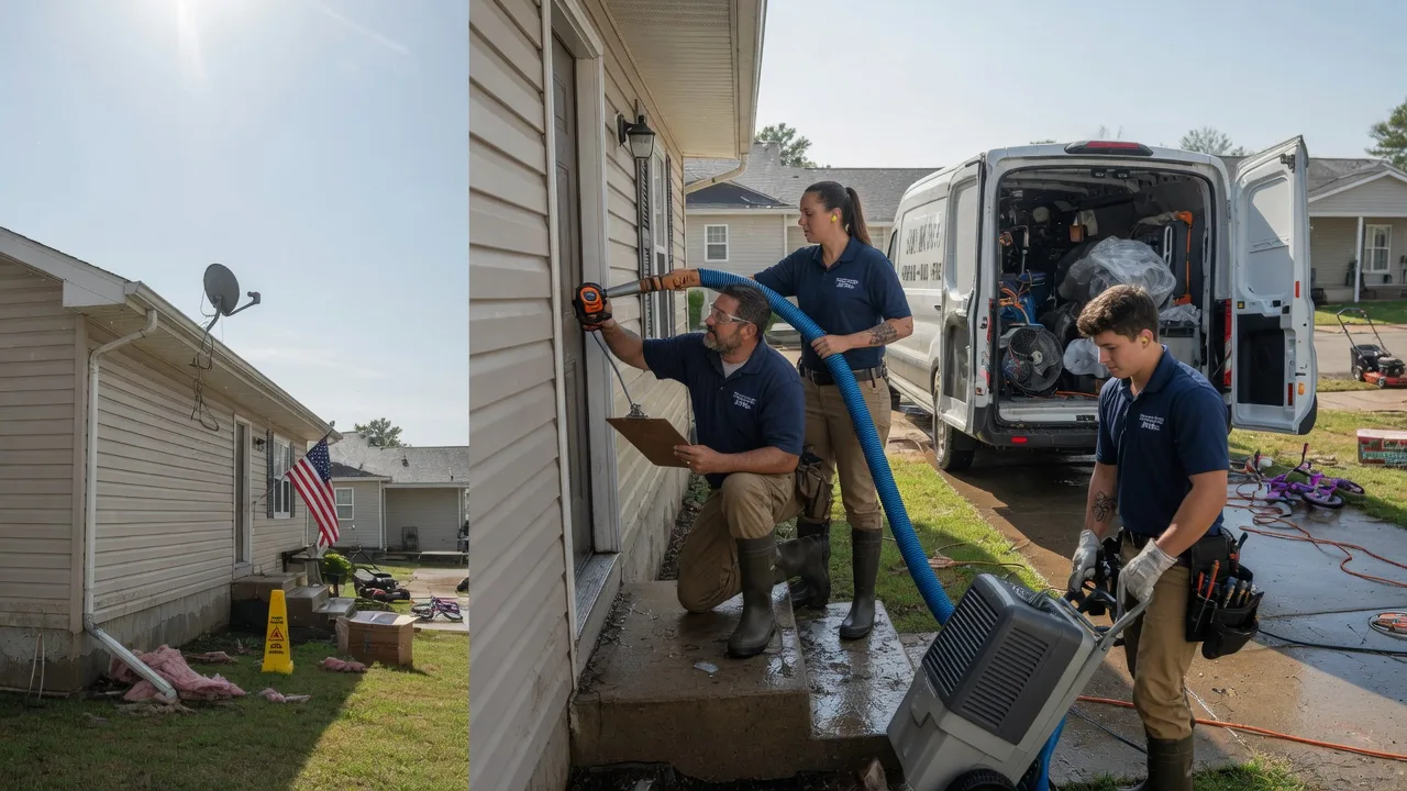 Ceiling Water Damage Restoration in New Knoxville, OH near me